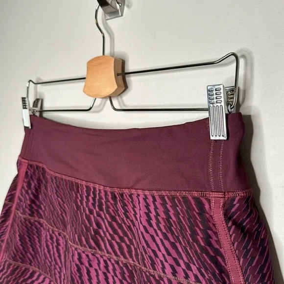 Lululemon Pace Rival Skirt II Shifted Horizon Red Grape Black / Bordeaux Drama - Picture 3 of 15